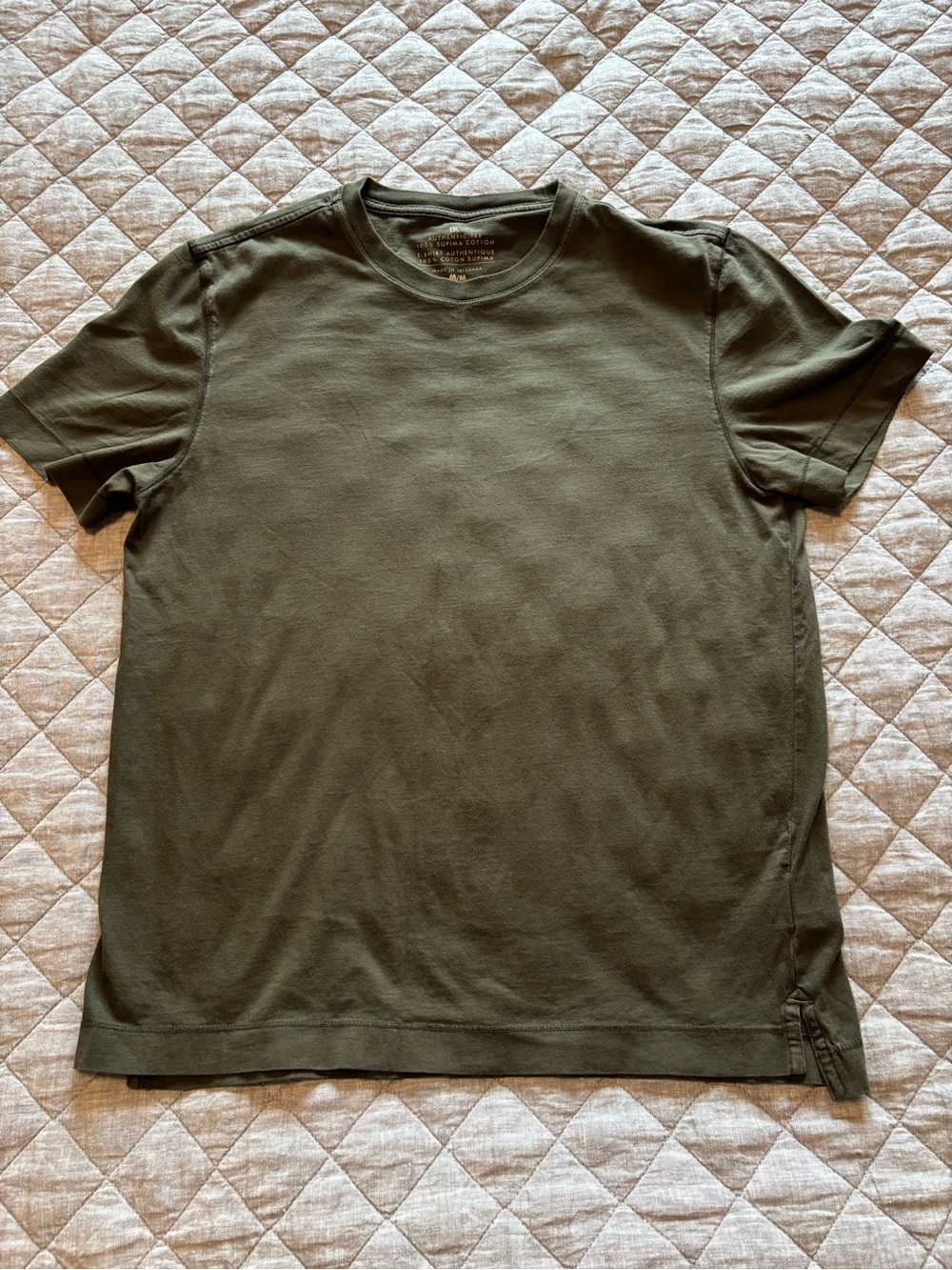 Banana Republic Olive Green Crewneck Short Sleeve Tee